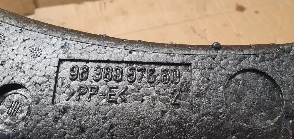 Wkład bagażnika styropian oryginał Citroen C5 I Kombi 9638987680 – zdjęcie 6