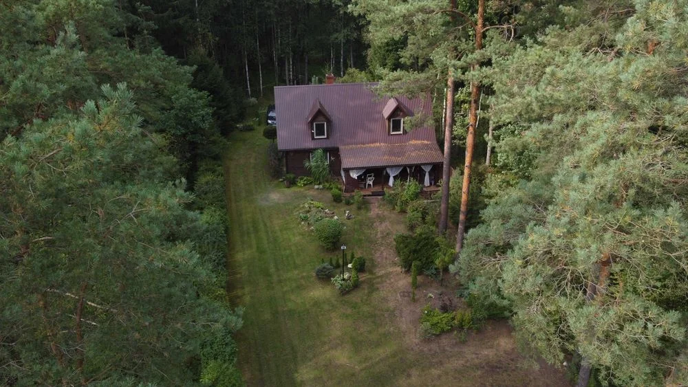 Domek dla 8 osób Podlaski z własną linią brzegową. Sejny, Suwałki, Augustów.