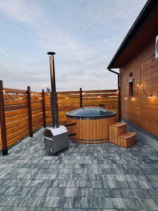 Domek z jacuzzi ! Na wyłączność – Kominek + Ognisko – Międzyrzec Podlaski – zdjęcie 3