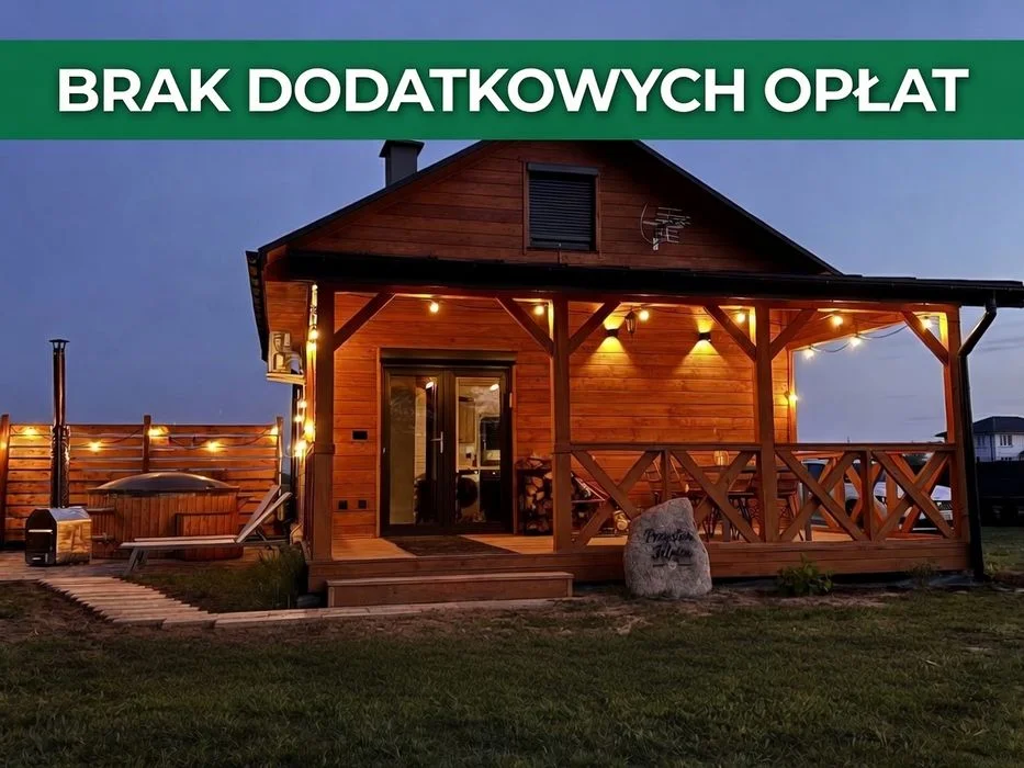 Domek z jacuzzi ! Na wyłączność – Kominek + Ognisko – Międzyrzec Podlaski
