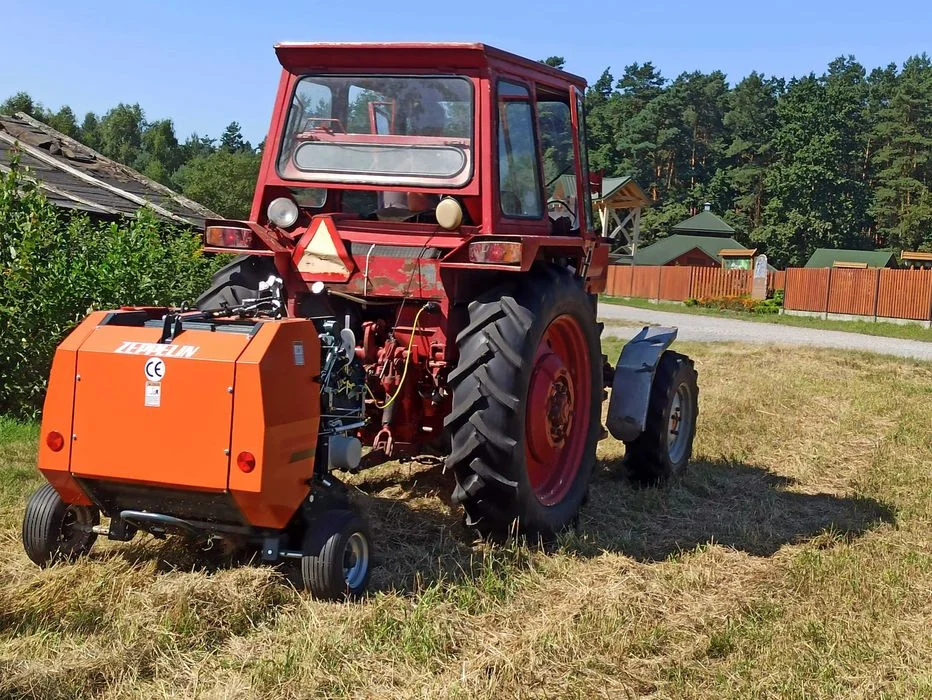 Mini Prasa Rolująca ZEPPELIN Belarka Do Ursus C330 C 360 T25 MF255 Baloty 70x80 podbierak 80 cm Gwiazdy Czołowe Nagarniające Górska Balownica – zdjęcie 6