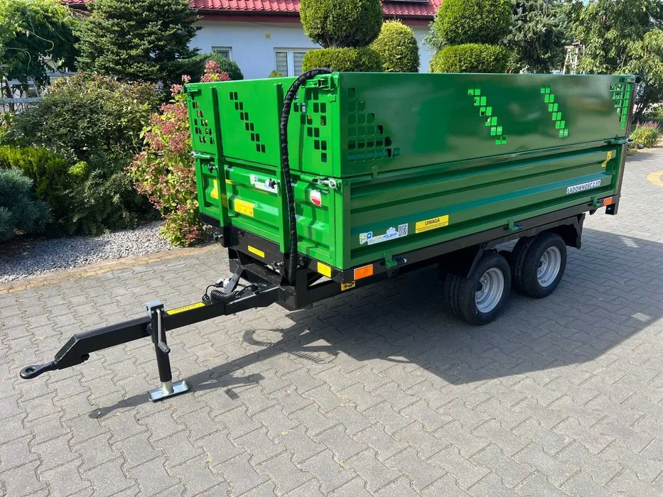 Przyczepa wywrotka przyczepa dwuosiowa przyczepa jednoosiowa PRODUCENT Tandem 1.3T- 2.0T- 2.5T wywrotka + oświetlenie – zdjęcie 7