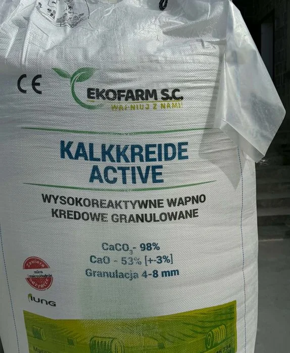 PRODUCENT: Wysokoprocentowe Wapno Kredowe granulowane 98%Czarna kreda Siarczan Magnezu Wapno z Magnezem