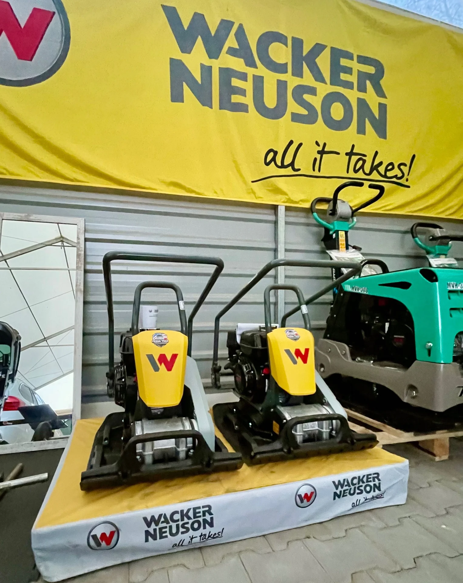 Zagęszczarka WACKER NEUSON BPS 2050A 100 kg nowa FV gwarancja Honda GX Orzesze Zgoń