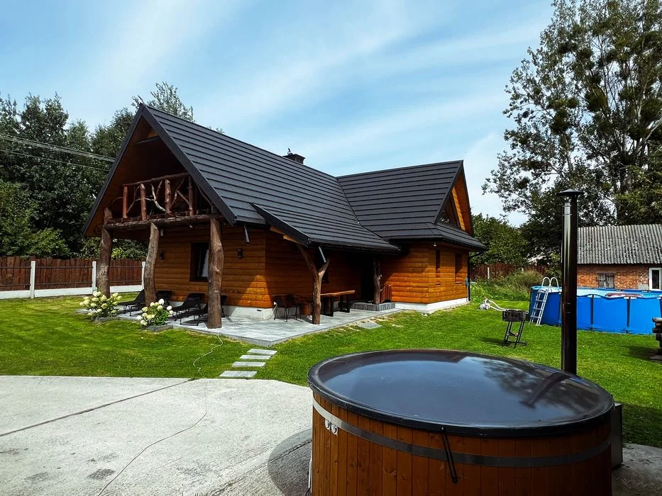 Domek całoroczny z balią „Chata Kazimierza”