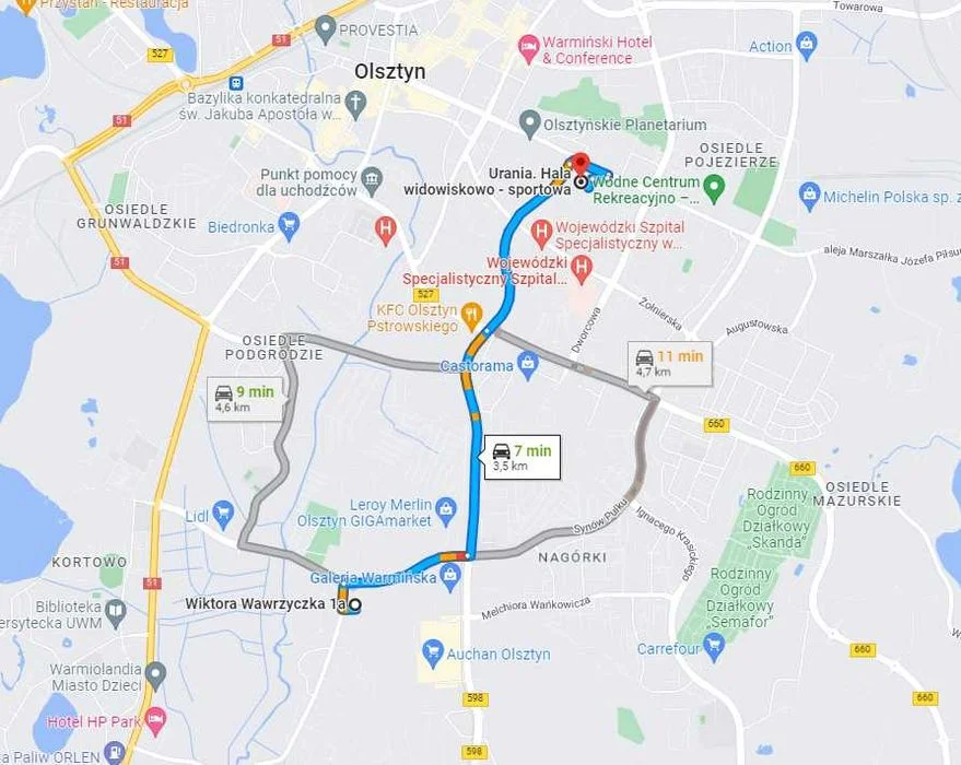 Noclegi i pokoje Olsztyn – tanie kwatery blisko centrum ok 200 miejsc – zdjęcie 6