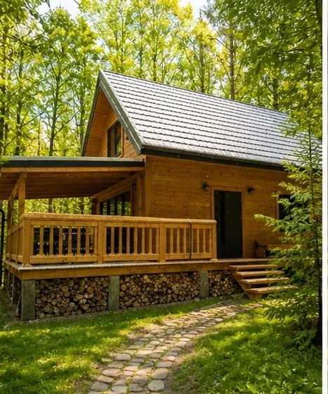 W Sam Las - caloroczny domek z goracą balią – zdjęcie 2