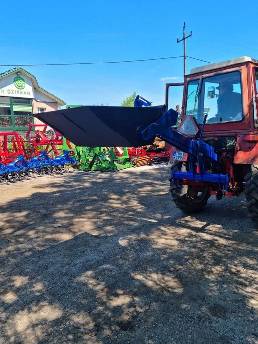 Ładowacz na tył ciągnika z mechanizmem zwalniającym przy użyciu linki + łyżka 80cm – zdjęcie 2