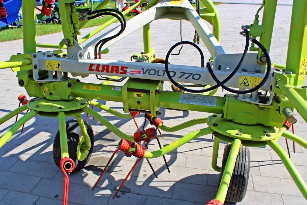 Przewracarka Przetrząsacz CLAAS VOLTO 770 – 6 Wirników – Napęd na kły – Stan Idealny Przegrabiarka Nie Krone Kuhn Super model – zdjęcie 4