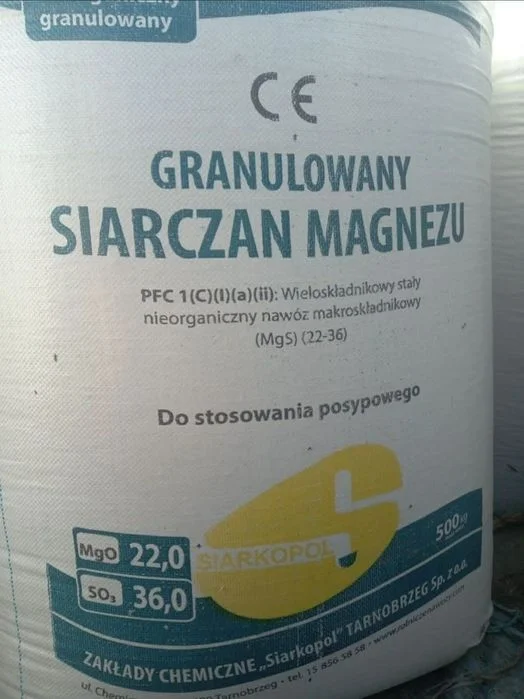 PRODUCENT: Wysokoprocentowe Wapno Kredowe granulowane 98% Czarna kreda Siarczan Magnezu Wapno z Magnezem – zdjęcie 4