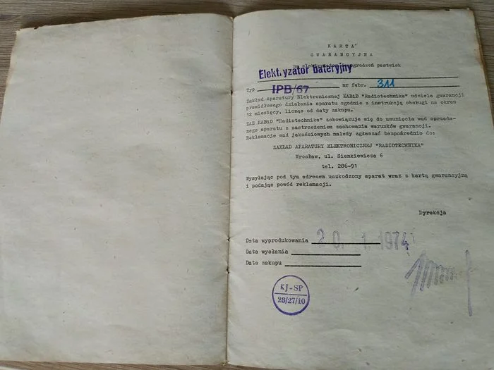 Instrukcja PRL Elektryzator IPB/67 pastuch ogrodzenie pastwisk Polecam – zdjęcie 5