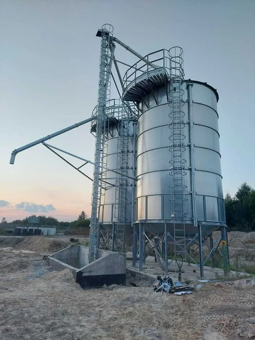 Podajnik łopatkowy do zboża kubełkowy ślimakowy silos zbożowy – zdjęcie 2