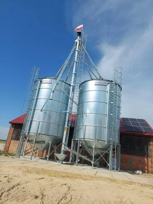 Podajnik łopatkowy do zboża kubełkowy ślimakowy silos zbożowy – zdjęcie 5