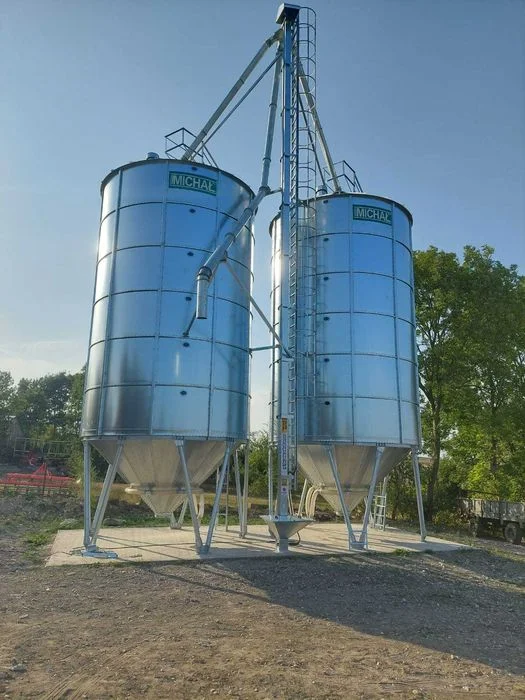Podajnik łopatkowy do zboża kubełkowy ślimakowy silos zbożowy – zdjęcie 3