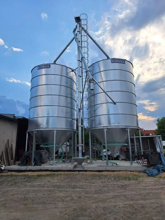 Podajnik łopatkowy do zboża kubełkowy ślimakowy silos zbożowy – zdjęcie 7