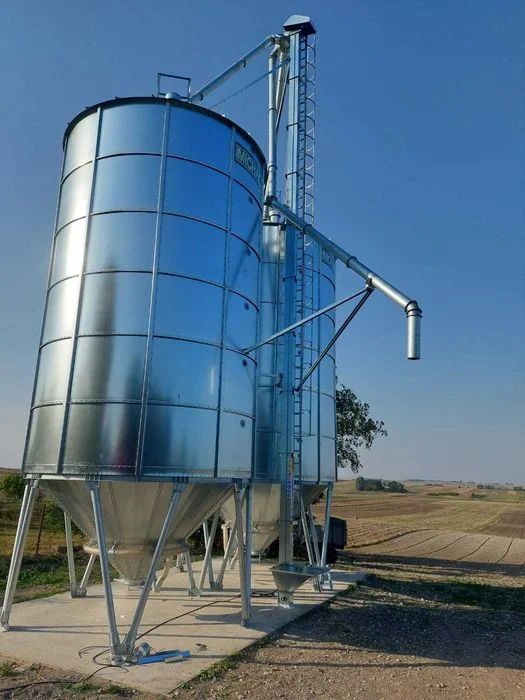 Podajnik łopatkowy do zboża kubełkowy ślimakowy silos zbożowy – zdjęcie 6