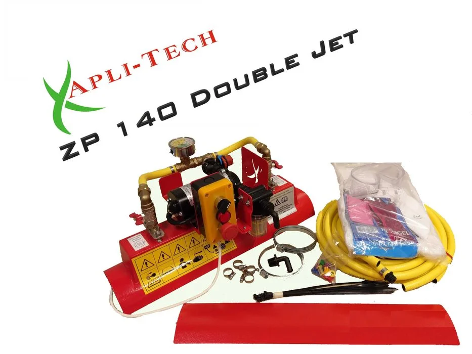 Zaprawiarka do zboża nasion Apli-Tech ZP 140/1 Double Jet na przenośnik ślimakowy Nowa od producenta – zdjęcie 3
