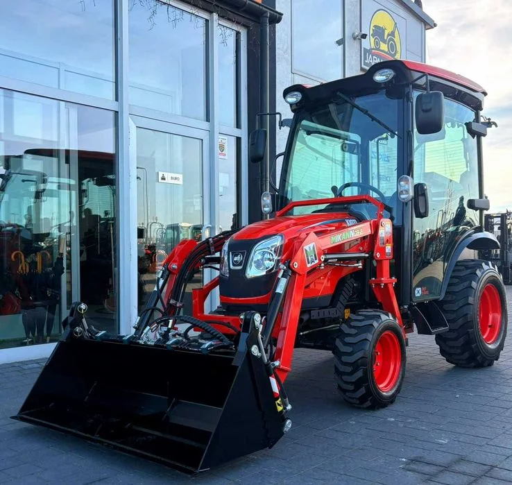 FABRYCZNIE NOWE KIOTI CX-2510CH z ładowaczem czołowym 3-sekcyjnym, Zestaw, KLIMATYZACJA, Łyżka otwierana krokodyl, GWARANCJA 7-LAT, HOMOLOGACJA – zdjęcie 2