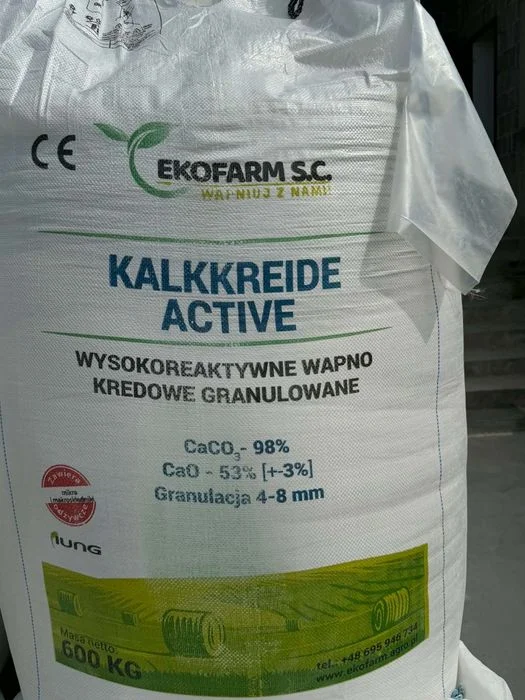 PRODUCENT: Wapno Granulowane Kredowe wysokoprocentowe 98% Czarna kreda Siarczan Magnezu Wapno z Magnezem