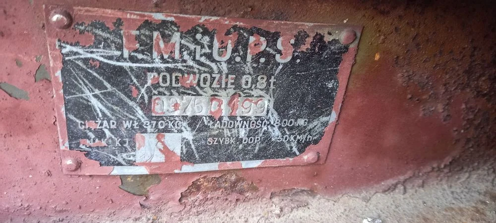 Podwozie 0.8t przyczepa pod mauzer agregat os zuk – zdjęcie 4