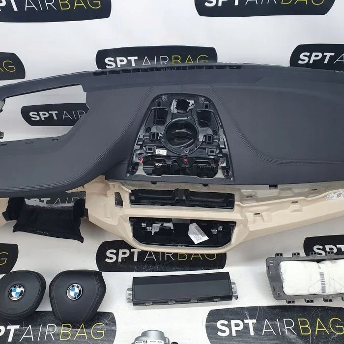 Bmw G32 Seria 6 Deska Rozdzielcza Konsola Kokpit Pulpit Poduszki Airbag Air Bag Pasy Kit Set – zdjęcie 3