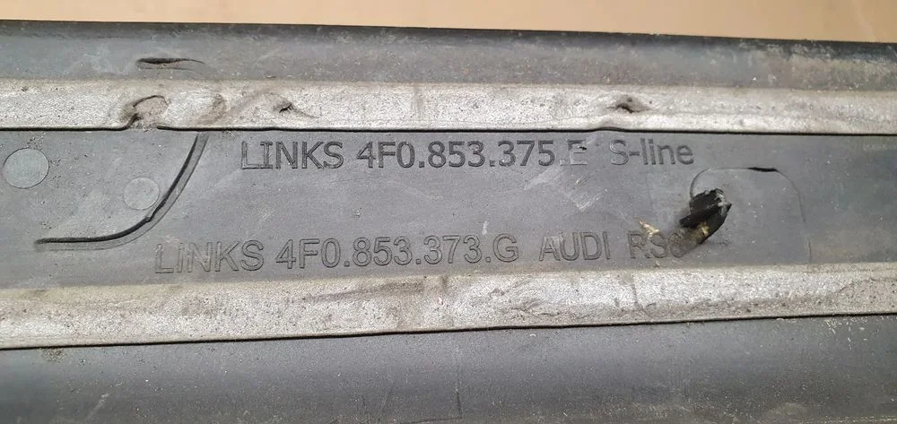 Nakładka listwa osłona progu lewy tył Audi A6 C6 4F0853375E – zdjęcie 6