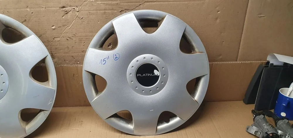 Dekielki kołpaki kapsle 15" Platinum – zdjęcie 5