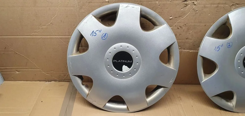 Dekielki kołpaki kapsle 15" Platinum – zdjęcie 4