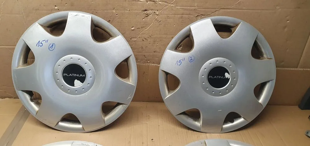 Dekielki kołpaki kapsle 15" Platinum – zdjęcie 2