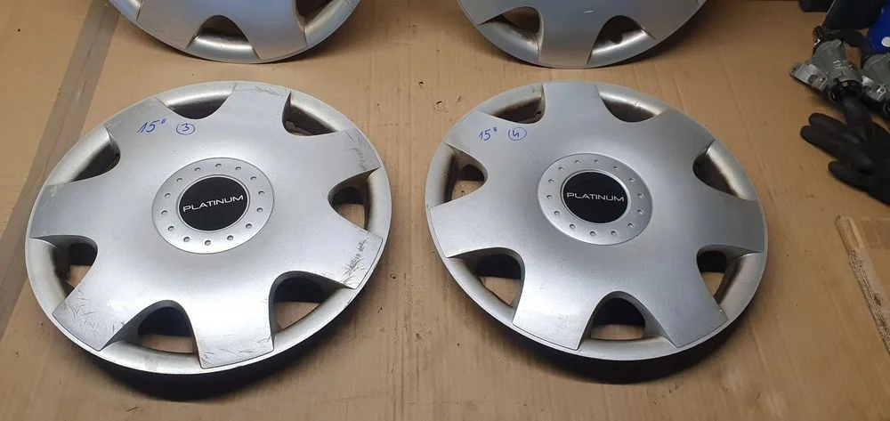 Dekielki kołpaki kapsle 15" Platinum – zdjęcie 3