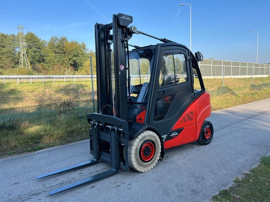 Linde H30D-02 Wózek Widłowy Linde H30D-02 EVO Diesel Kabina Pozycjoner 7200 Godzin!