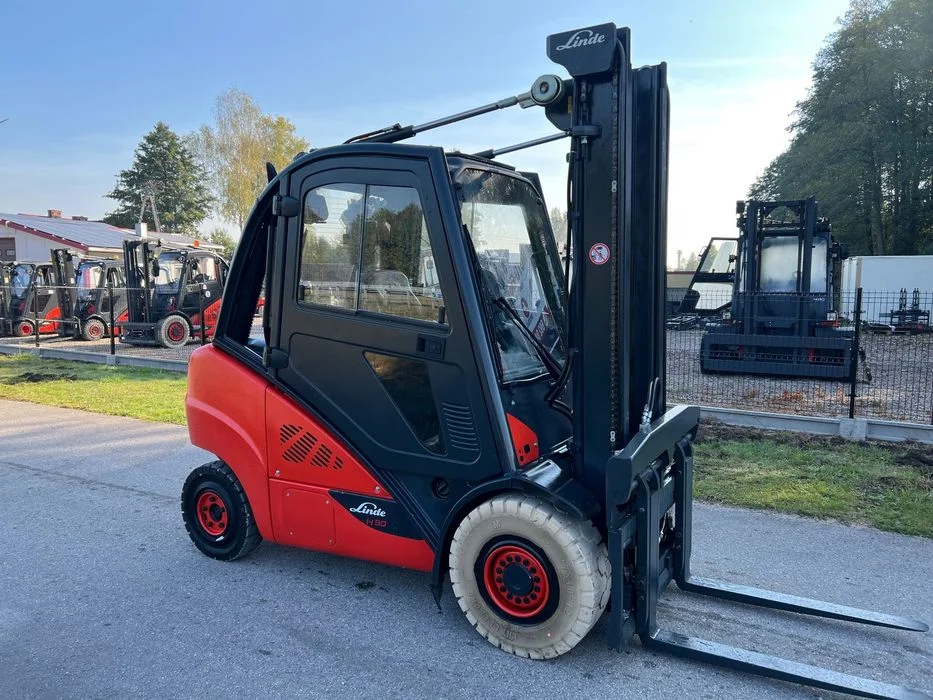 Linde H30D-02 Wózek Widłowy Linde H30D-02 EVO Diesel Kabina Pozycjoner 7200 Godzin! – zdjęcie 2