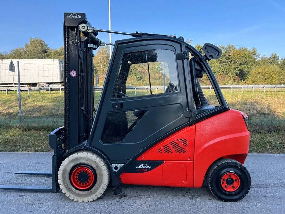 Linde H30D-02 Wózek Widłowy Linde H30D-02 EVO Diesel Kabina Pozycjoner 7200 Godzin! – zdjęcie 7