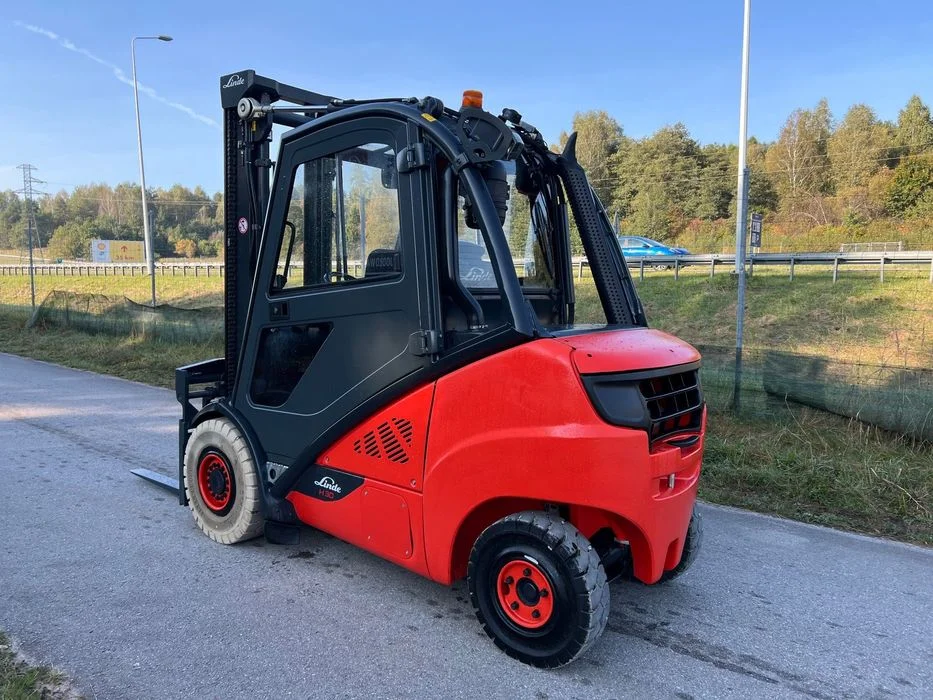 Linde H30D-02 Wózek Widłowy Linde H30D-02 EVO Diesel Kabina Pozycjoner 7200 Godzin! – zdjęcie 6