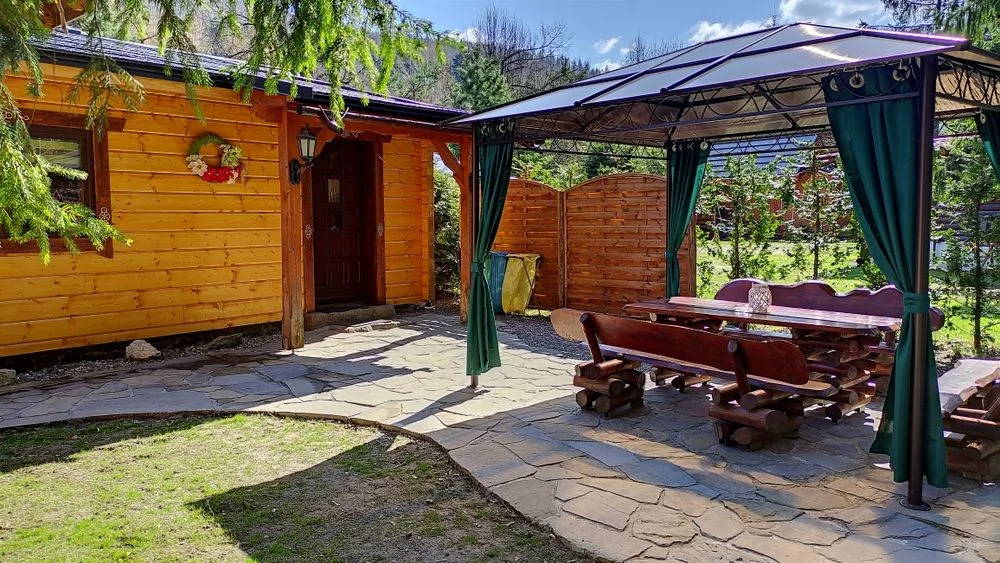 Chatka przy rzeczce 12os Sauna jacuzzi Brenna całoroczne Ustroń Domek Noclegi