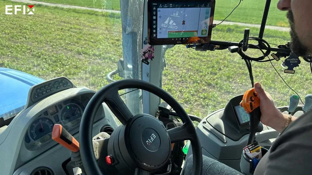 EFIX eSTEER 20 MAX nawigacja rolnicza kierownica elektryczna monitor 12,1" ISOBUS RTK 2,5cm – zdjęcie 9