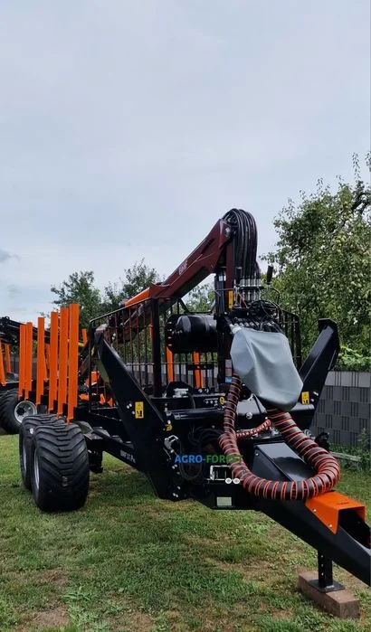 Nowa Przyczepa Leśna BMF 10T2 PRO 720 7.2m Zrywka Leasing on-line 24h – zdjęcie 7