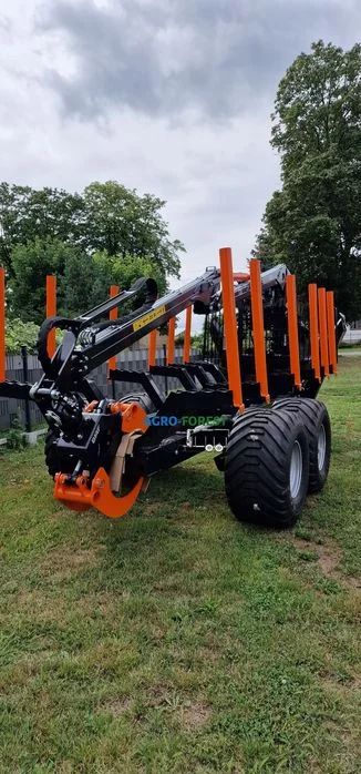 Nowa Przyczepa Leśna BMF 10T2 PRO 720 7.2m Zrywka Leasing on-line 24h – zdjęcie 6