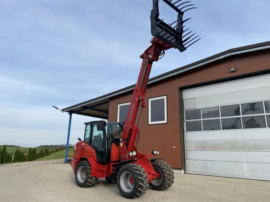 ŁADOWARKA TELESKOPOWA SCHAFFER 6390T OPONY 100% + ŁYŻKA euroramka weidemann jcb atlas giant O&K teleskop – zdjęcie 2