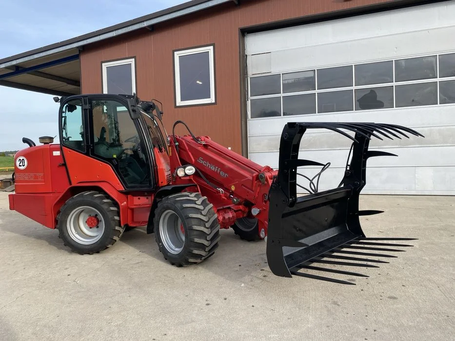 ŁADOWARKA TELESKOPOWA SCHAFFER 6390T OPONY 100% + ŁYŻKA euroramka weidemann jcb atlas giant O&K teleskop – zdjęcie 3