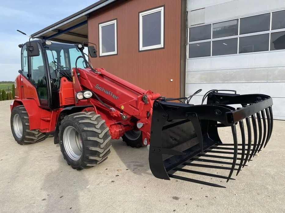 ŁADOWARKA TELESKOPOWA SCHAFFER 6390T OPONY 100% + ŁYŻKA euroramka weidemann jcb atlas giant O&K teleskop – zdjęcie 4