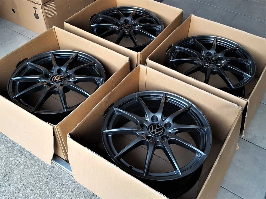 Alufelgi 17 5x112 VW Golf Passat Tiguan Jetta Touran Caddy T-Roc 252# – zdjęcie 5