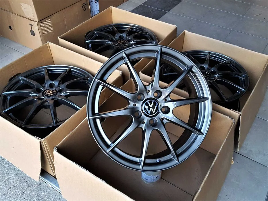 Alufelgi 17 5x112 VW Golf Passat Tiguan Jetta Touran Caddy T-Roc 252# – zdjęcie 3