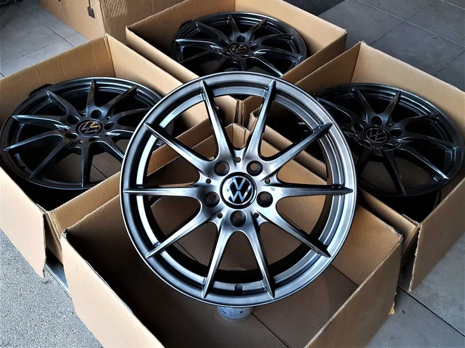 Alufelgi 17 5x112 VW Golf Passat Tiguan Jetta Touran Caddy T-Roc 252# – zdjęcie 4