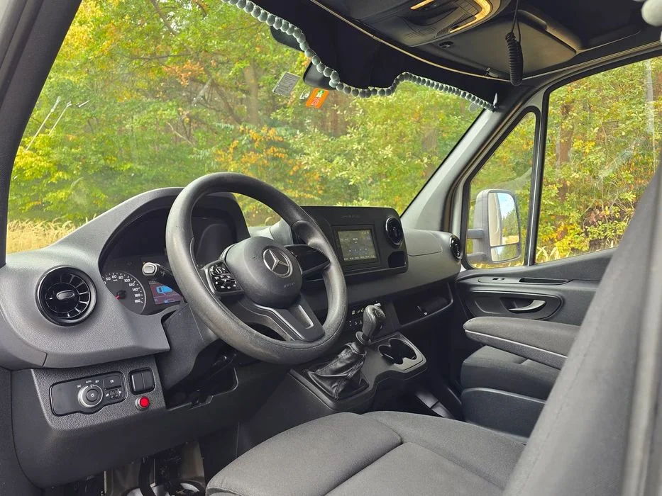 Mercedes-Benz Sprinter 2023r 8EP, Salon PL ASO bezwypadkowy, ,poduszki pneumatyczne tylnej osi, poduszki 8EP ,gotowy do pracy od ręki, regulacja – zdjęcie 6