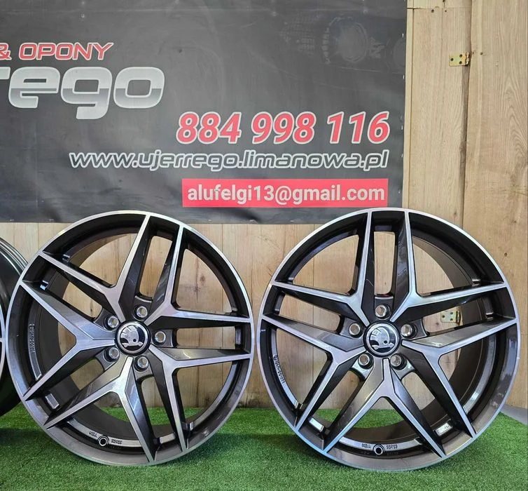 NOWE ALUFELGI SKODA 19x5x112 - Elroq,Enyaq iV,Karoq,Kodiaq (ET32 o 43) – zdjęcie 3