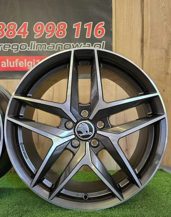 NOWE ALUFELGI SKODA 19x5x112 - Elroq,Enyaq iV,Karoq,Kodiaq (ET32 o 43) – zdjęcie 4