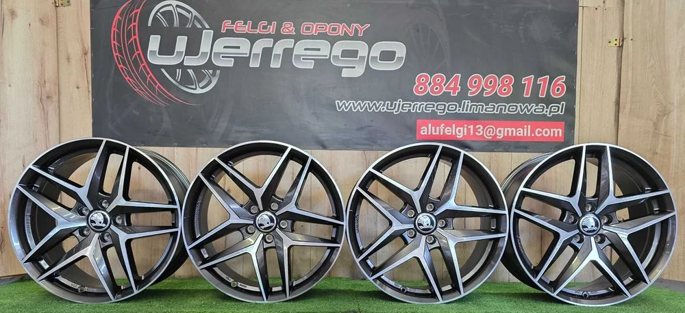 NOWE ALUFELGI SKODA 19x5x112 - Elroq,Enyaq iV,Karoq,Kodiaq (ET32 o 43)