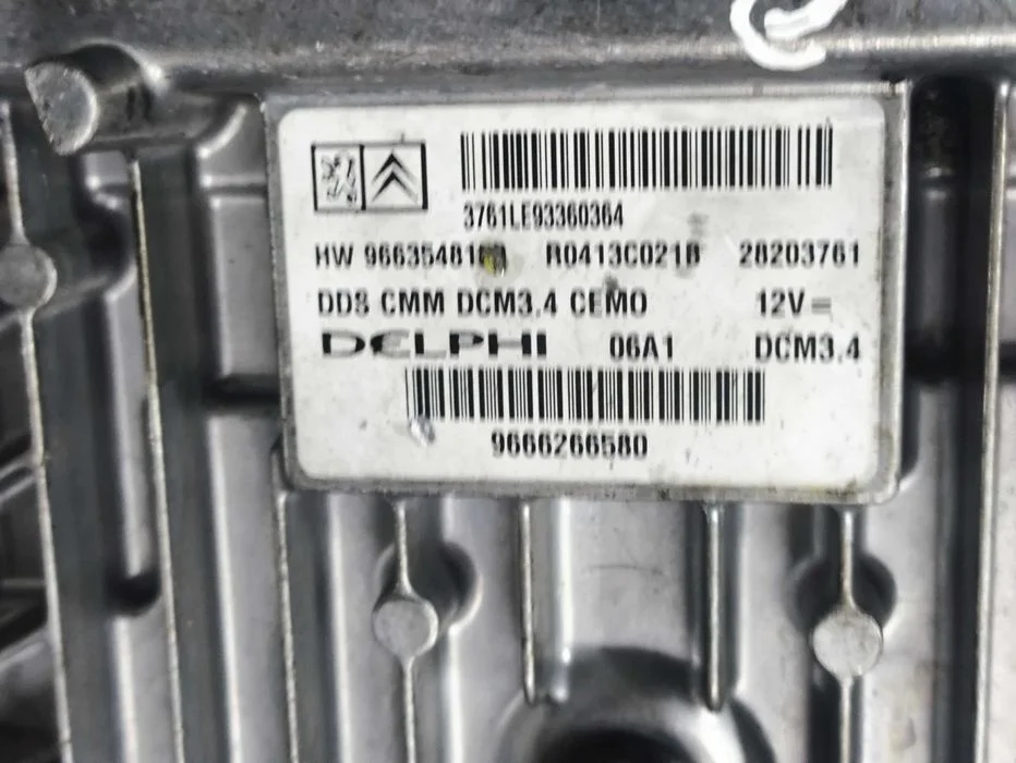Sterownik silnika Citroen C5 III 2.0 HDI 9666266580 Siedlce – zdjęcie 2