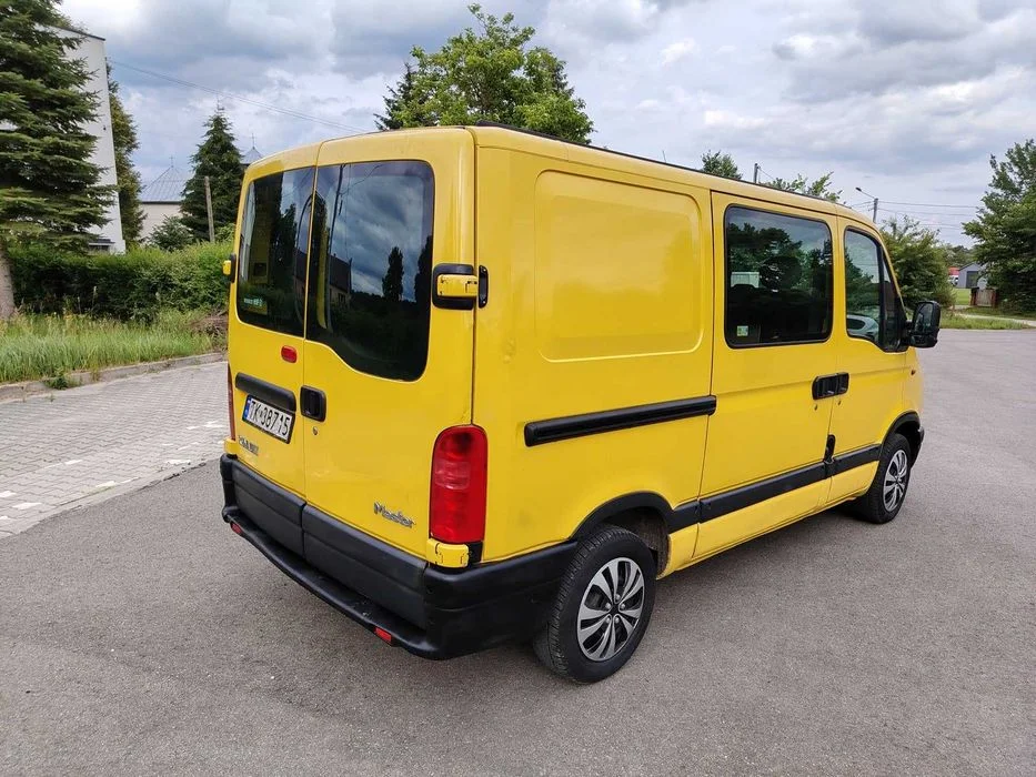 RENAULT MASTER 2002r 2.5D Przebieg 380tys 6 Osobowy Brygadówka Salon Polska – zdjęcie 3